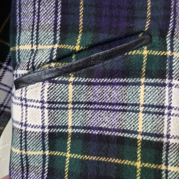 Gloverall Wool Plaid Tartan Coat - Picture 9 of 14
